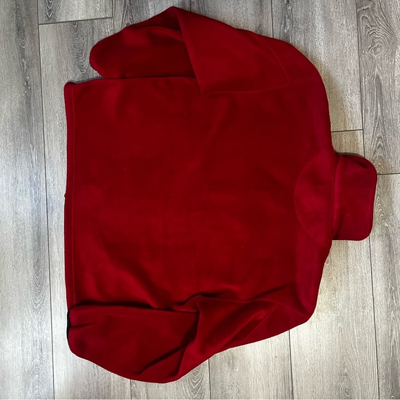 Red Wind River Fleece Quarter Zip Sweater Size Large - Picture 6 of 10